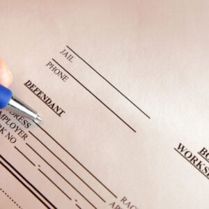 Bail paperwork
